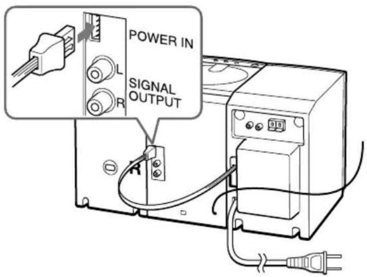 SONY PMCD307 - Raccordement des haut-parleurs - 1