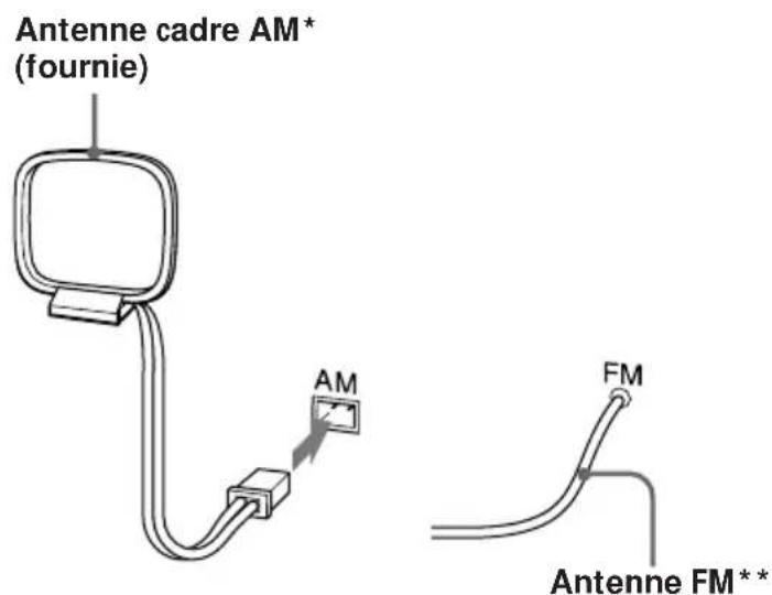 SONY PMCD307 - Raccordement des antennes - 1
