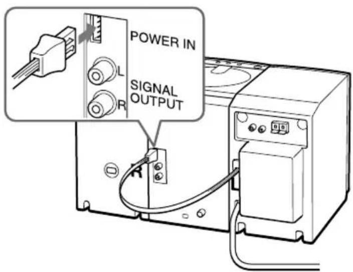 SONY PMCD307L - Raccordement des haut-parleurs - 1