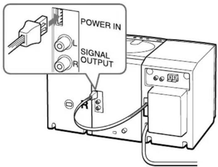 SONY PMCD307L - Conexión de los altavoces - 1