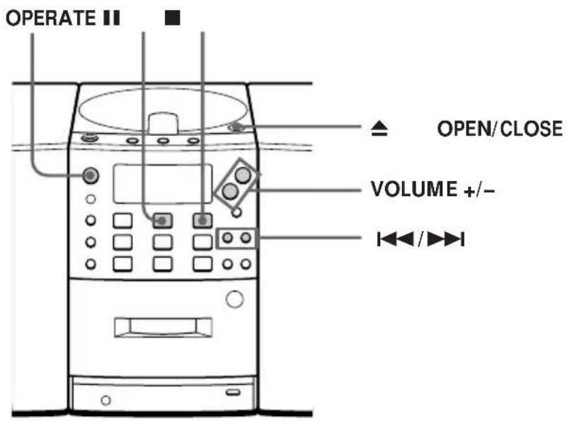 SONY PMCD307L - Utilisez ces touches pour executer diverses opérations complémentaires - 1