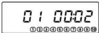 01 00:02 ①②③④⑤⑥⑦⑧⑨⑩