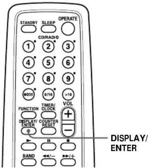 STANDBY SLEEP OPERATE CD/RADIO 1 2 3 4 5 6 7 8 9 MODE 0/10 >10 FUNCTION TIMER/ CLOCK VOL DISPLAY/ ENTER COUNTER RESET BAND ←/- →/+ →/+ →/+ DISPLAY/ ENTER