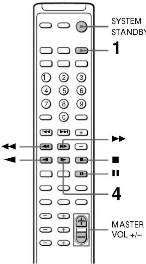 SONY HSTSE581 - Playing a tape - 2