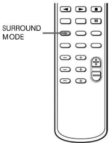 SONY HSTSE581 - Selecting with the remote - 1