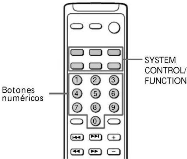 SONY HSTSE581 - Para combustir el ajuste de fabrica de un boton de referencia - 1