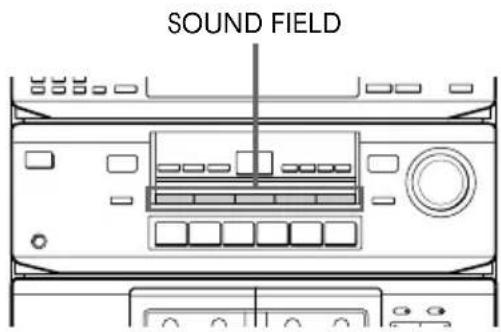 SONY HSTSE581 - Selección de los Campos de sonido preajustados - 1