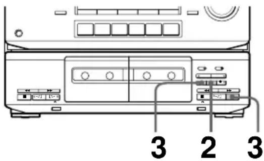 SONY HSTSE581 - Insercción de un espacio en blanco durante la grabación - 1