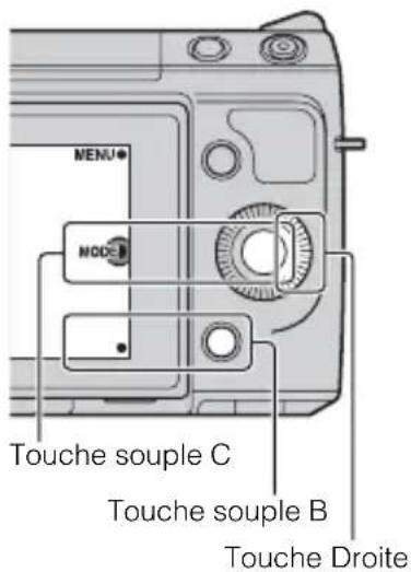 SONY Alpha NEXF3Y - Réglages touche perso - 1
