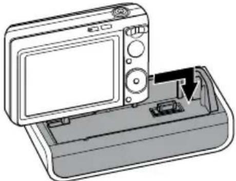 SONY CSSHD1 - Placement de l'appareil photo sur la Cyber-shot Station - 1
