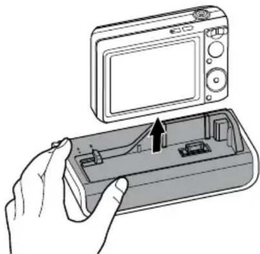 SONY CSSHD1 - Retrait de l'appareil photo de la Cyber-shot Station - 1