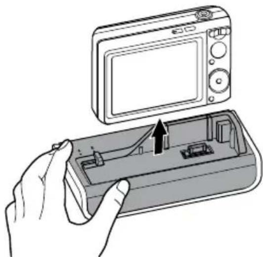 SONY CSSHD1 - Removing the camera from the Cyber-shot Station - 1