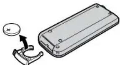 SONY CSSHD1 - Replacing the button type lithium battery - 2