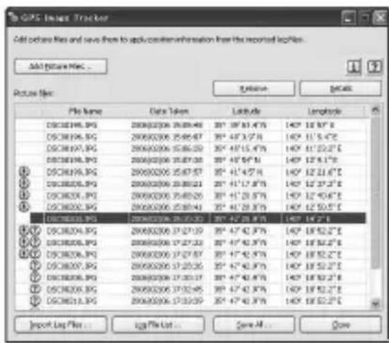SONY GPSCS1KA - Add pictures and apply position information to the pictures. - 1