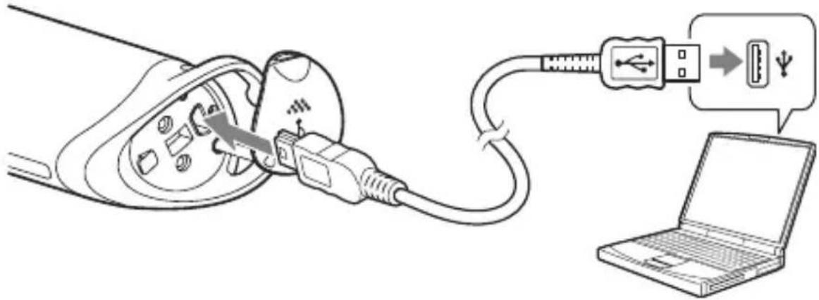 SONY GPSCS1KA - Connectez l'unité à l'ordinateur. - 1
