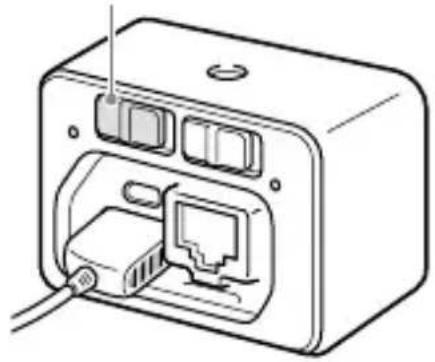 SONY CCBWD1 - Réglage du bouton MASTER/CLIENT (Maître/Client) - 1