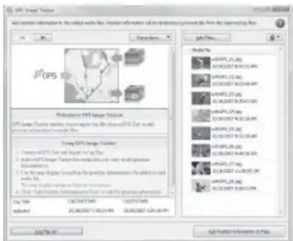 SONY GPSCS1KASP - Add images and apply position information to the images. - 2