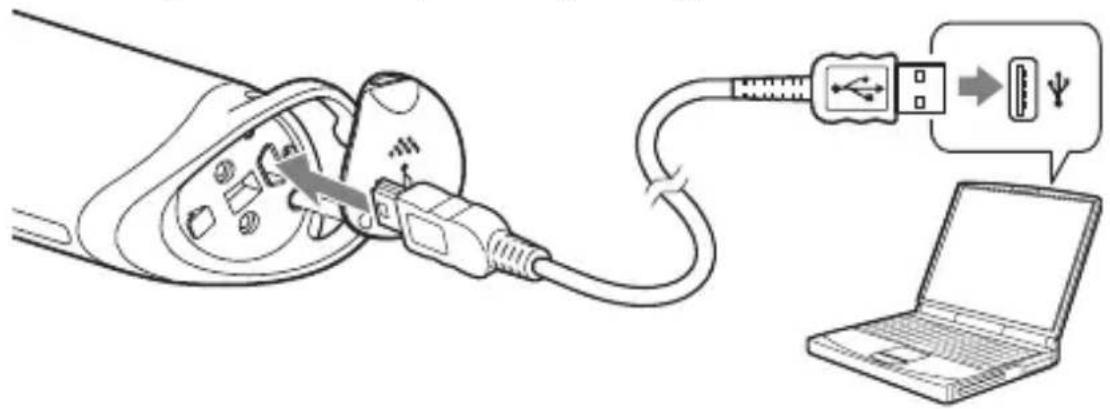 SONY GPSCS1KASP - Connect the unit to the computer. - 1