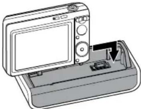 SONY CSSPC1 - Placement de l'appareil photo sur la Cyber-shot Station - 1