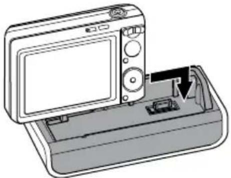 SONY CSSPC1 - Placing the camera on the Cyber-shot Station - 1