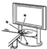 SONY SUPF3L - Schützen Sie das Glas vor heftigen Stößen. - 1