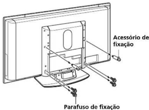 SONY SUPF3L - Retire o televisor do suporte de fixação para mesas. - 1