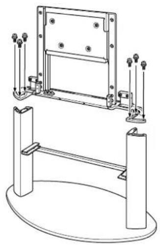 SONY SUPF3L - Position the rear panel on the pillars and secure on each side with the supplied rear panel securing screws. - 1