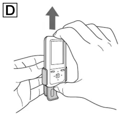 SONY CLPNWS610 - Comment retire le clip - 4