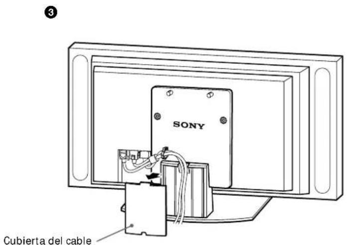 SONY SUP42T1 - Pase el cable de alimentacion y el cable del monitor atramés del soporte. - 3
