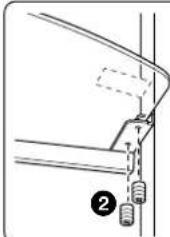 SONY SUPF3M - Bevestig de glasplaat. - 2