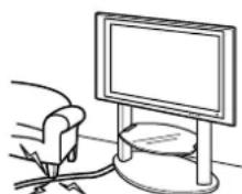 SONY SUPF3M - Do not allow the mains lead or the connecting cable to be pinched. - 1