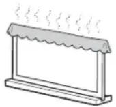 SONY SUB551S - Nu acoperiți orificiile de ventilatie ale televizorului. - 1