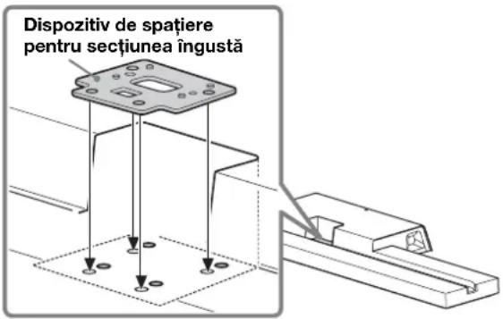 Dispozitiv de spațiere pentru secțiunea îngustă