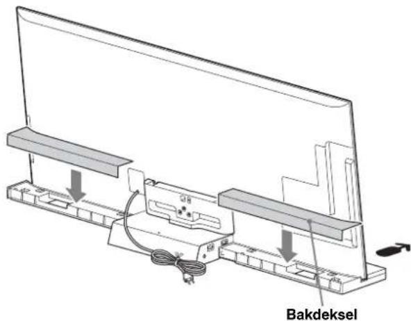 SONY SUB401S - Fest bakdekselet til TV-stativet. (Kun for modellen SU-B551S) - 1