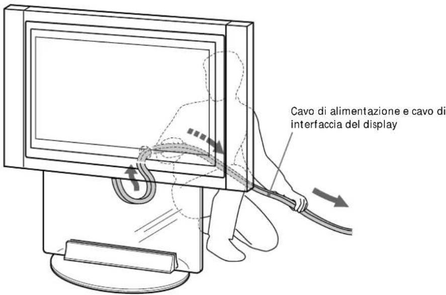 Cavo di alimentazione e cavo di interfaccia del display