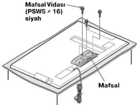 SONY SUB400S - Birlikte verilen Mafsali TV'nin arkasina ic siyah vidayla (PSW5 × 16) (irunle verilir) takin. - 1