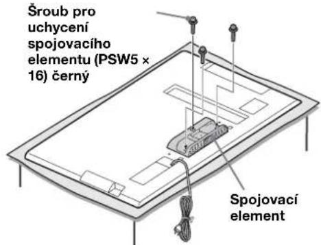SONY SUB400S - Dodany spojovaci element pripevněte k zadnićasti televizoru třemi Černými šrouby (PSW5 × 16) (současti dodávky). - 1