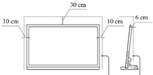 SONY SUB400S - Nepokládejte na televizor prědměty naplnéné kapalinami, jak je vázna nebo květina v květináči. - 1