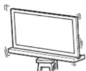 SONY SUB400S - Asegürese de instalar el soporte para TV en una superficie estable. - 1