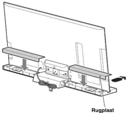 SONY SUB400S - De kabels samenbinden. - 2