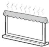 SONY SUB400S - Täck inte für TV-apparatens ventilationshal. - 1