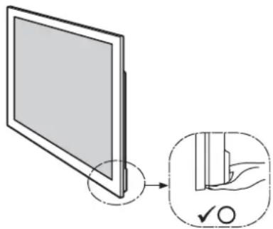 SONY SUB400S - Podczas przenoszenia przytrzymac telewizor w okreslonym.), - 1