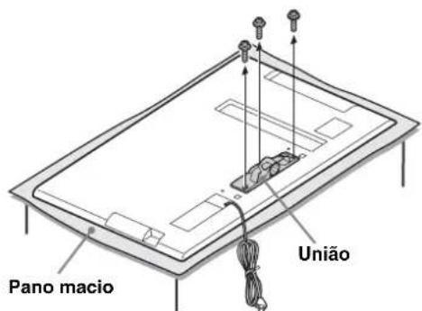 SONY SUB400S - Retire os parafudos daança na parte traseira do televisor. - 1