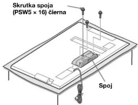 SONY SUB400S - Tromi skrutkami (PSW5 × 16)   čierne (dodáva sa) dodany spoj   primontujte na zadné Čast   televizora. - 1