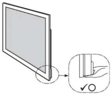 SONY SUB400S - Sujete el televisor por donde se indica cuando lo transporte. - 1