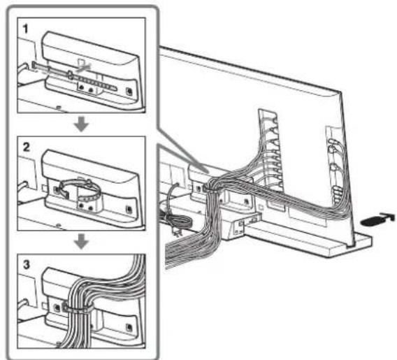 SONY SUB400S - Instale el televisor en el soporte para TV. - 3