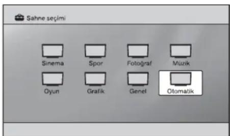 SONY SUB400S - Sahne Seçimi modu - 1