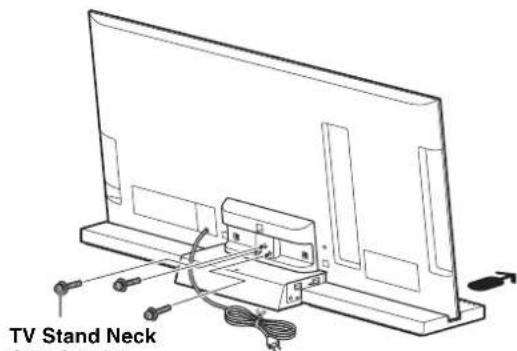SONY SUB400S - Install the TV onto the TV Stand. - 3