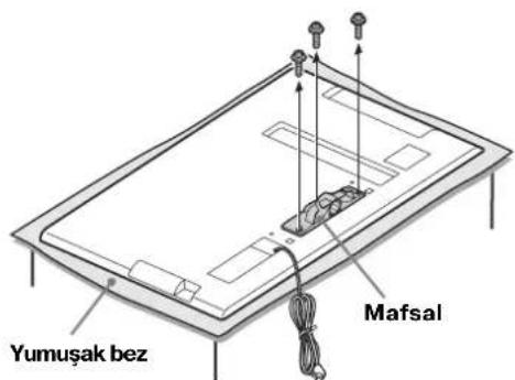 SONY SUB400S - TV'nin arkasindaki Mafsaldan vidaları dokun. - 1