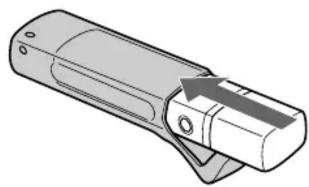 SONY CKMNWE010 - Pour retiretir I'etui - 1